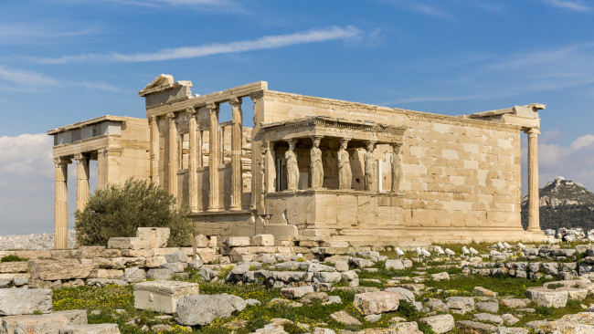 Обои картинки фото erechtheion, города, - исторические,  архитектурные памятники, антик
