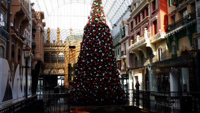 Обои картинки фото праздничные, Ёлки, елка, шары