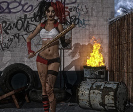 Картинка 3д+графика люди+ people девушка взгляд фон