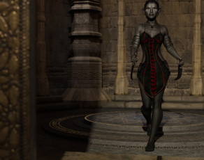 Картинка 3д+графика эльфы+ elves эльфийка взгляд фон