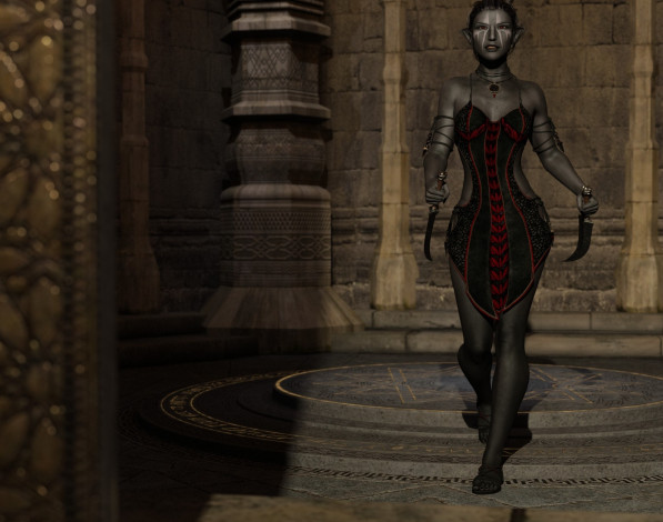 Обои картинки фото 3д графика, эльфы , elves, эльфийка, взгляд, фон