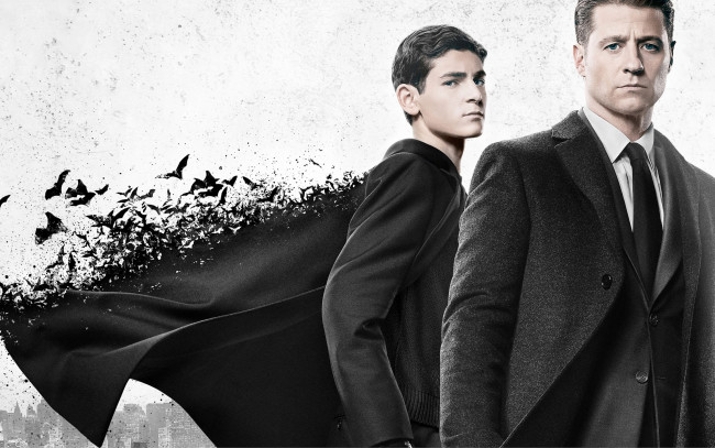 Обои картинки фото кино фильмы, gotham, david, mazouz, ben, mckenzie