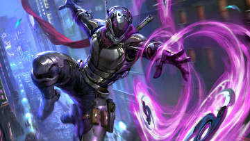 обоя видео игры, mythgard, персонаж, броня, магия, город