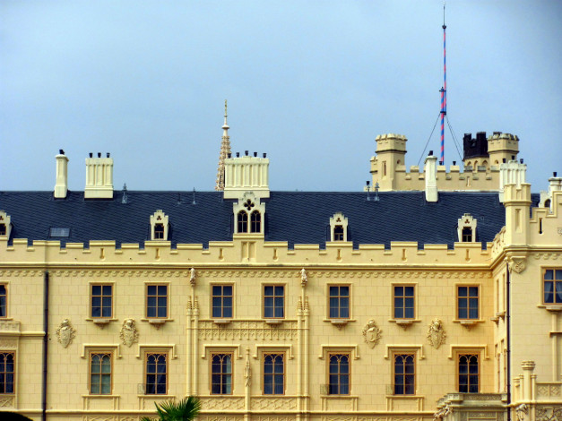 Обои картинки фото lednice castle, города, замок леднице , чехия, lednice, castle