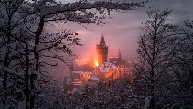 Обои картинки фото wernigerode castle, города, замки германии, wernigerode, castle