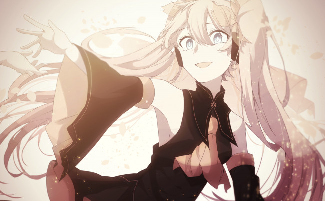 Обои картинки фото аниме, vocaloid, вокалойд