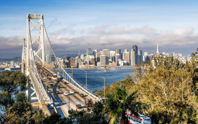 Обои картинки фото города, сан-франциско , сша, мост