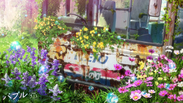 обоя аниме, bubble