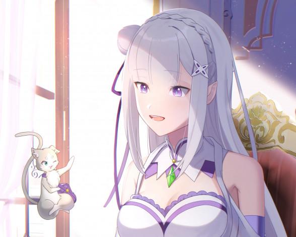 Обои картинки фото аниме, re,  zero kara hajimeru isekai seikatsu, zero, starting, life, in, another, world