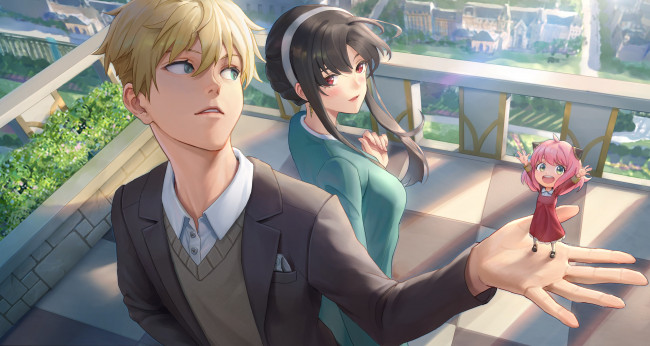 Обои картинки фото аниме, spy x family, spy, x, family