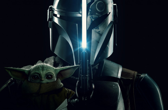 Обои картинки фото the mandalorian , сериал 2019 – , кино фильмы, the mandalorian, мандалорец, фантастика, фэнтези, боевик, сериал, постер