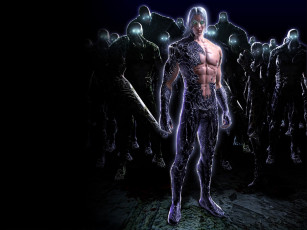 обоя видео игры, breakdown, парень, мутант, монстры