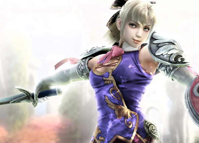 Обои картинки фото видео игры, soulcalibur,  broken destiny, девушка, боец, оружие