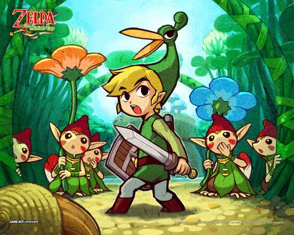 Обои картинки фото the, legend, of, zelda, видео, игры, minish, cap