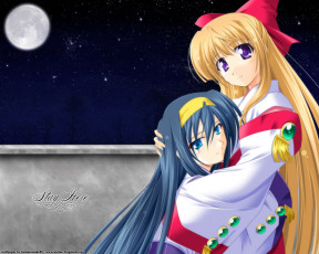 обоя аниме, kannaduki, no, miko