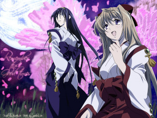 обоя аниме, kannaduki, no, miko