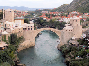 Картинка mostar bosnia and herzegovina города мостар босния герцеговина