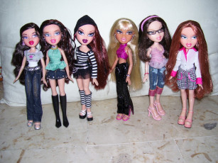 Картинка разное bratz куклы