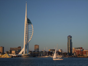 Картинка spinnaker tower in portsmouth uк города панорамы