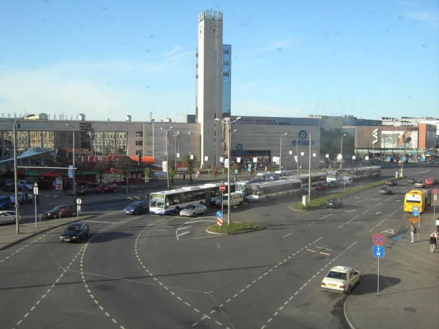 Обои картинки фото рига, привокзальная, площадь, города, латвия