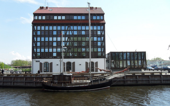 Обои картинки фото клайпеда, литва, корабли, Яхты