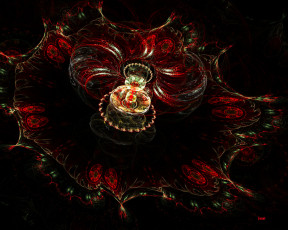 Картинка 3д графика fractal фракталы