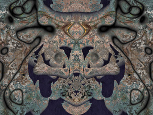 Картинка 3д графика fractal фракталы