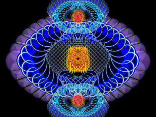 Картинка 3д графика fractal фракталы