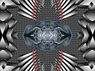 Картинка 3д графика fractal фракталы