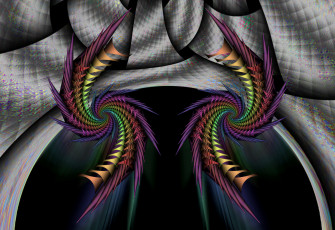 Картинка 3д графика fractal фракталы