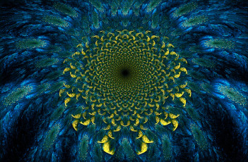 Картинка 3д графика fractal фракталы