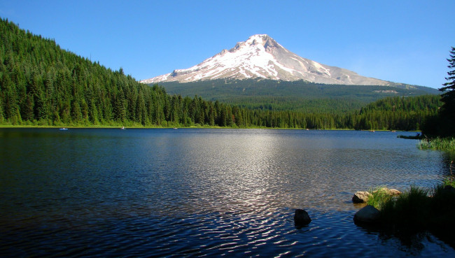 Обои картинки фото природа, реки, озера, горы, лес, озеро