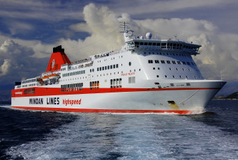 Картинка корабли лайнеры superfast ferries море