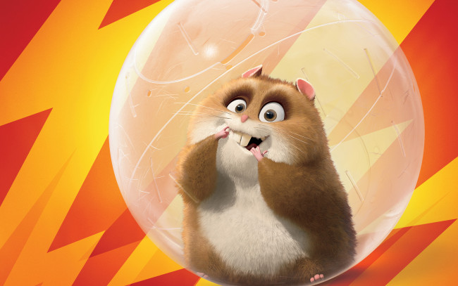 Обои картинки фото вольт, мультфильмы, bolt, хомяк, грузын, пухлый