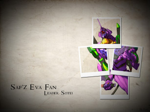 Картинка аниме evangelion меха eva01