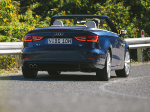 Картинка автомобили audi синий 2014г 8v au-spec tdi 2-0 cabriolet a3