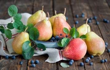 обоя еда, фрукты,  ягоды, ягоды, груши, веточки, голубика