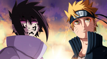Картинка аниме naruto sakuke uchiha uzumaki