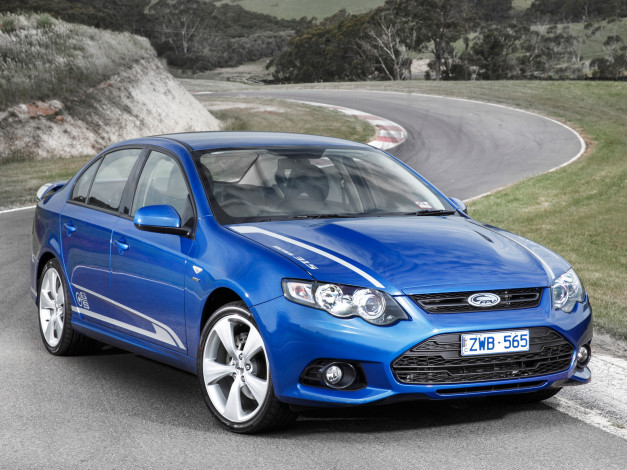 Обои картинки фото автомобили, fpv, gs, 2012г, fg, синий