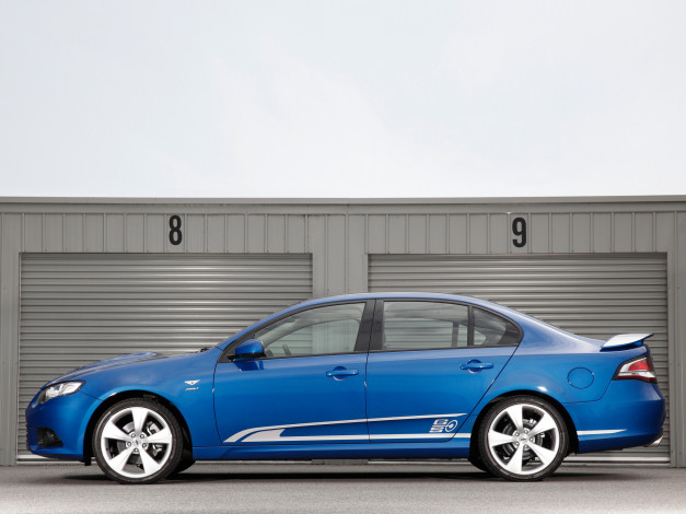 Обои картинки фото автомобили, fpv, синий, 2012г, fg, gs