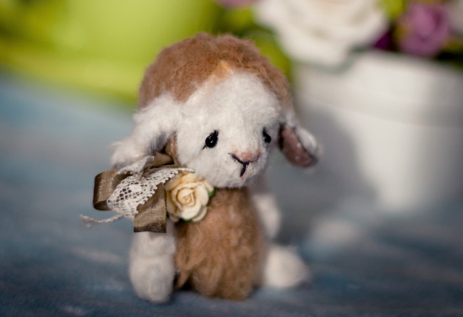 Обои картинки фото разное, игрушки, овечка