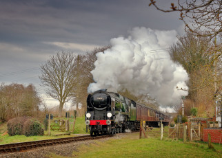 Картинка техника паровозы паровоз рельсы дорога железная