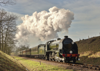 Картинка техника паровозы паровоз рельсы дорога железная
