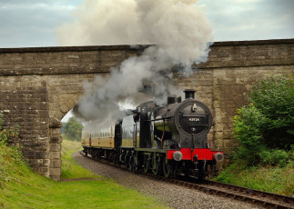 Картинка техника паровозы паровоз рельсы дорога железная