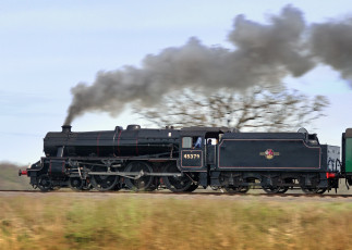 Картинка техника паровозы рельсы дорога железная паровоз