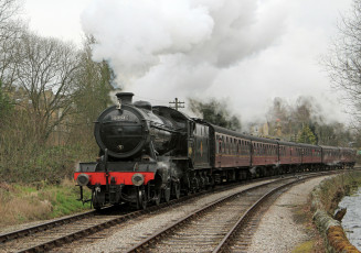 Картинка техника паровозы паровоз рельсы дорога железная