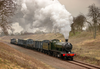 Картинка техника паровозы паровоз рельсы дорога железная