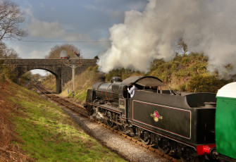 Картинка техника паровозы паровоз рельсы дорога железная