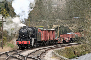Картинка техника паровозы паровоз рельсы дорога железная