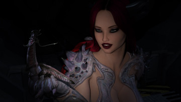 Картинка 3д+графика фантазия+ fantasy взгляд девушка фон